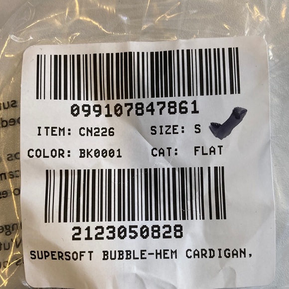 J. Crew Supersoft bubble-hem cardigan Women's Small Classic Black Sweater - Picture 9 of 9